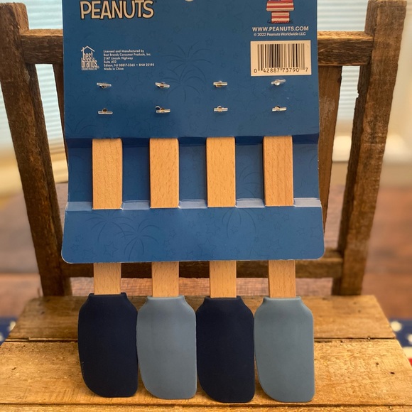 Patriotic Snoopy Mini Spatulas Set Of 4, Snoopy Large Spatula & Spoon Set Of 2 - Picture 13 of 15
